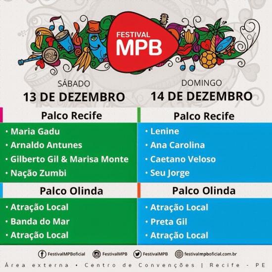 Lenine, Ana carolina, Caetano Veloso e Seu Jorge - Festival MPB