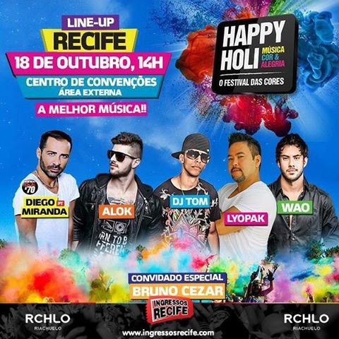 Diego Miranda, Alok, Dj Tom, Lyopak e Wao - Happy Holi