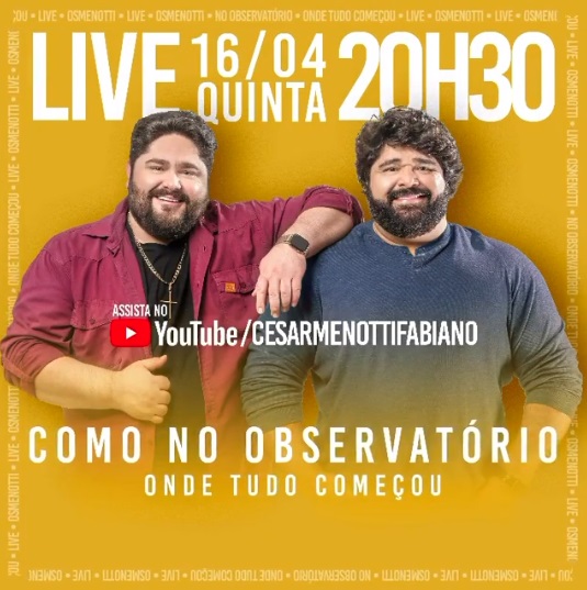 César Menotti & Fabiano - Live Como no Observatório