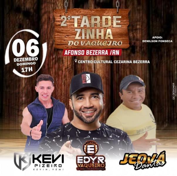 Edyr Vaqueiro, Kevi Pizeiro e Jeová Dantas - 2ª Tardezinha do Vaqueiro