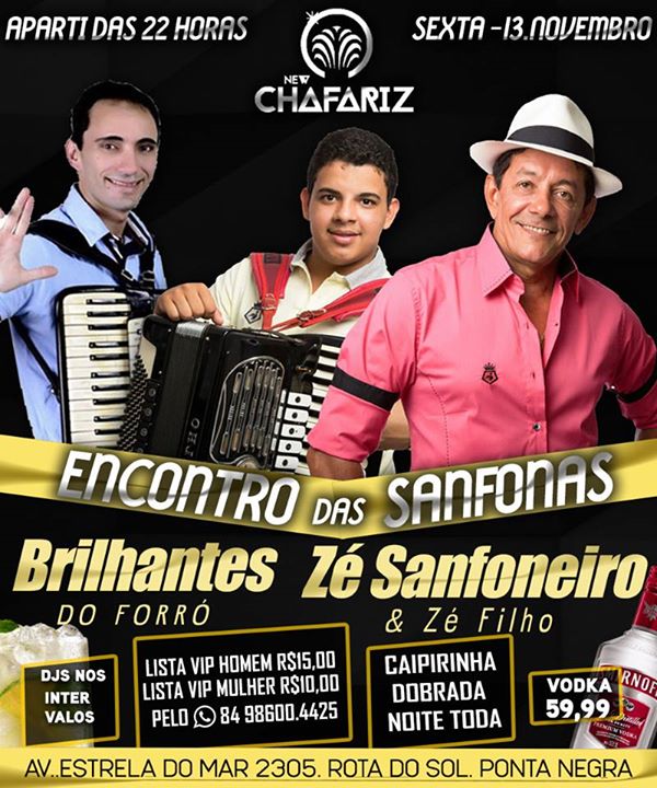 Brilhantes do Forró e Zé Sanfoneiro & Zé Filho - Encontro das Sanfonas