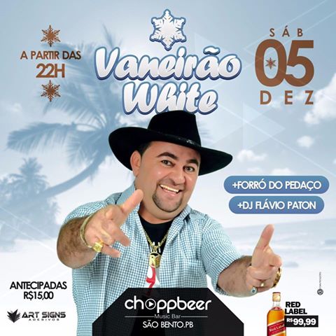 Vaneirão, Forró do Pedaço e Dj Flávio Paton - Vaneirão White