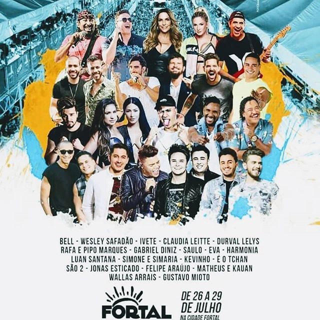 Bell Marques (Siriguella), Claudia Leitte (Largadinho) e Wesley Safadão (Vai Safadão)