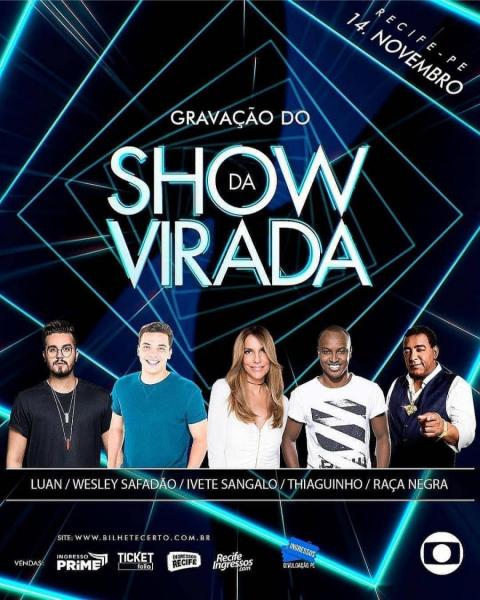 Luan Santana, Wesley Safadão, Ivete Sangalo, Thiaguinho e Raça Negra - Show da Virada