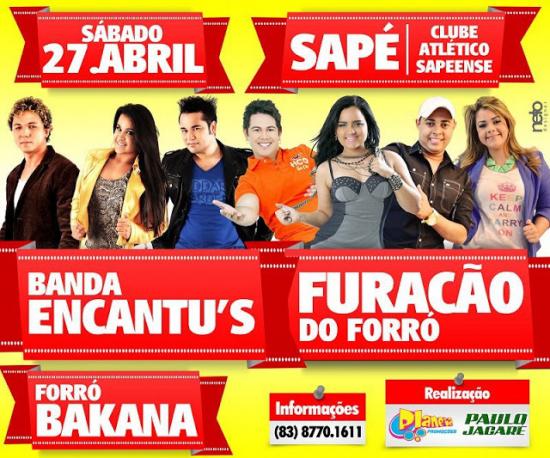 Banda Encantus, Furacão do Forró e Forró Bakana