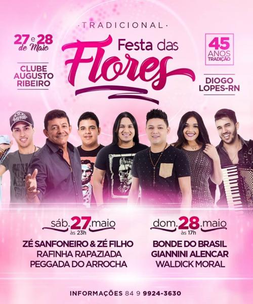 Zé Sanfoneiro & Zé Filho, Rafinha Rapaziada e Peggada do Arrocha - Festa das Flores