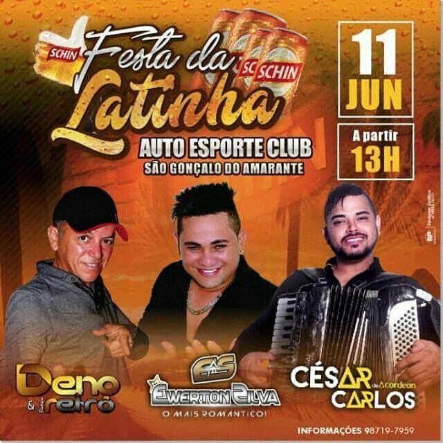 Deno e Banda Retrô, Ewerton Silva e César Carlos - Festa da Latinha