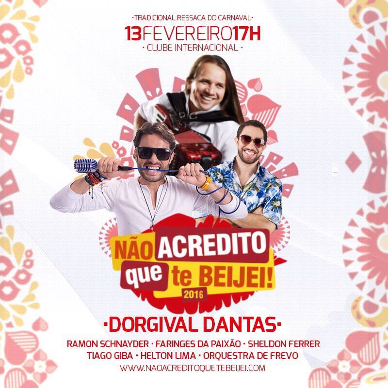 Ramon Schnayder, Faringes da Paixão, Sheldon Ferrer, Dorgival Dantas, Tiago Giba, Helton Lima e Orquestra de Frevo - Não acredito que te beijei!