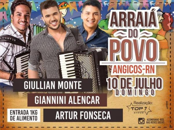 Giullian Monte, Giannini Alencar e Artur Fonseca - Arraiá do Povo