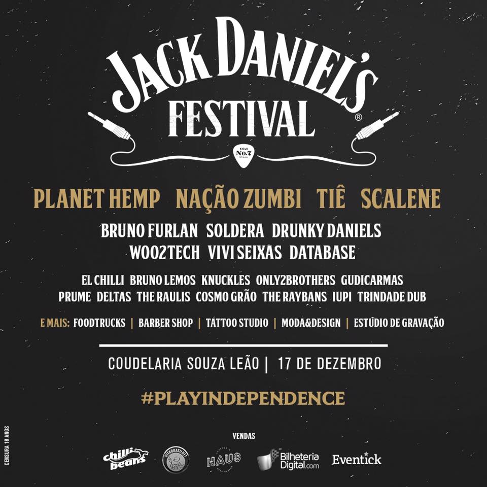 Tiê, Nação Zumbi, Planet Hemp e Scalene - Jack Daniel’s Festival