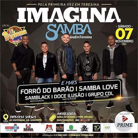 Forró do Barão, Samba Love, Samblack, Doce Ilusão e Grupo CDL - Imagina Samba