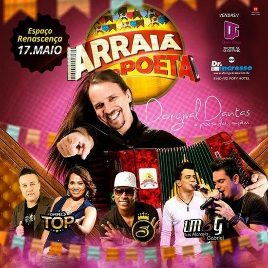 Dorgival Dantas, Forró Top, Luis Marcelo & Gabriel e Bruno Shinoda - Arraiá do Poeta