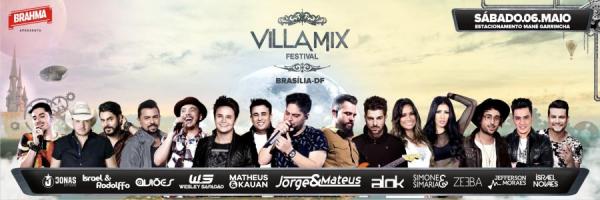 Jorge e Mateus, Wesley Safadão, Matheus e Kauan, Alok, Aviões, Zeeba, Simone e Simaria, Israel e Rodolfo, Israel Novaes, Jonas Esticado e Jefferson Moraes - Villa Mix Festival