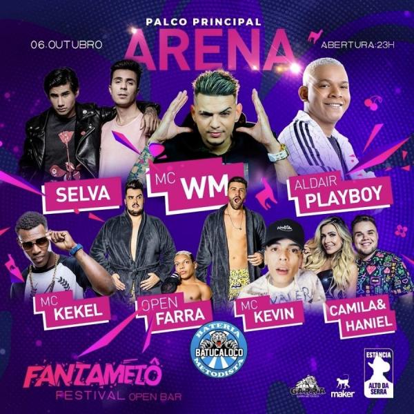 Aldair Playboy, Selva, Mc Wm, Mc Kekel, Open Farra, Mc Kevin e Camila & Haniel - Fantametô