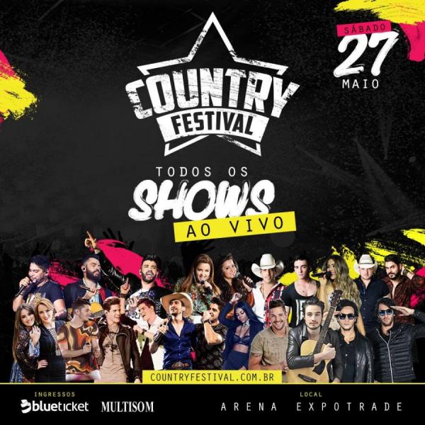 Jorge e Mateus, Maiara e Maraisa, Gusttavo Lima, Pedro Paulo e Alex, Fernanda Costa, Jonas Esticado e Marjourie e Mell - Country Festival