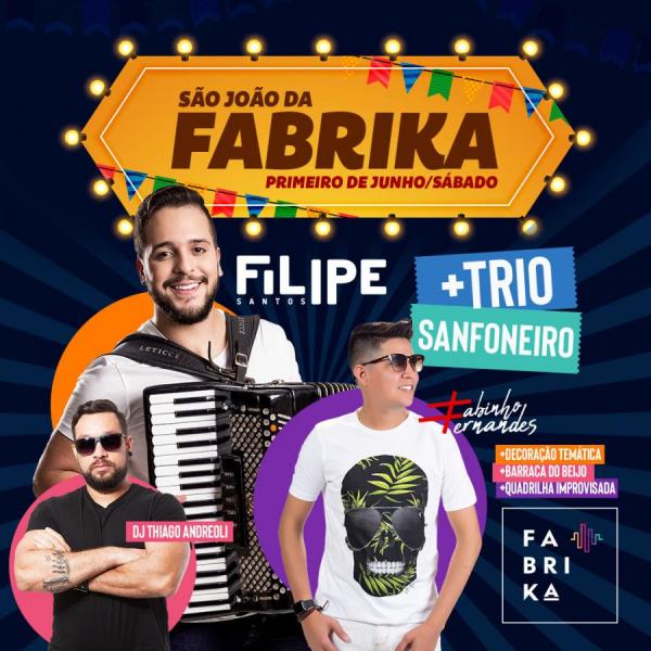 Filipe Santos, Fabinho Fernandes e Dj Thiago Andreoli