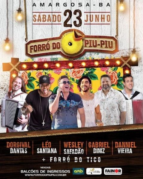 Dorgival Dantas, Léo Santana, Wesley Safadão, Gabriel Diniz e Danniel Vieira - Forró do Piu Piu