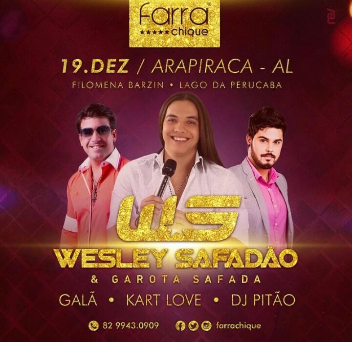 Garota Safada, Galã, Kart Love e Dj Pitão - Farra Chique