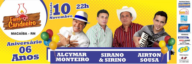 Alcymar Monteiro, Sirano & Sirino e Airton Sousa