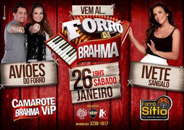 Aviões do Forró e Ivete Sangalo - Forró da Brahma 2013