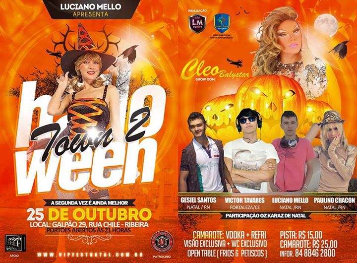 Geisel Santos, Victor Tavares, Luciano Mello e Paulinho Chacon - Halloween Town 2
