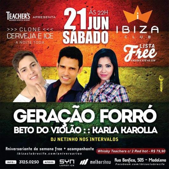 Geração Forró, Beto do Violão e Karla Karolla