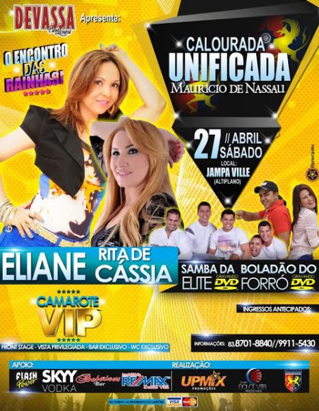 Eliane, Rita de Cássia, Samba da Elite e Boladão do Forró - Calourada Unificada