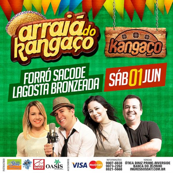 Forró Sacode e Lagosta Bronzeada - Arraiá do Kangaço