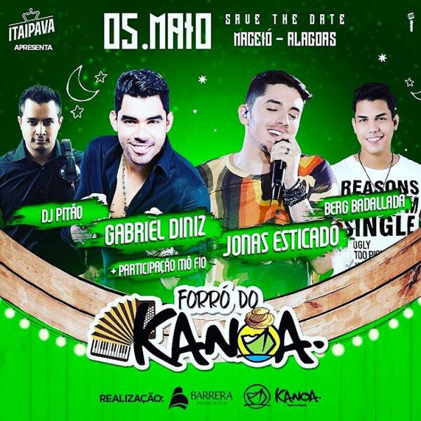 Gabriel Diniz, Jonas Esticado, Berg Badallada e Dj Pitão - Forró do Kanoa