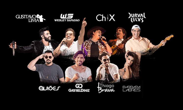 Chitãozinho o e Xororó, Gusttavo Lima, Wesley Safadão, Thiago Brava, Gabriel Diniz, Aviões e Durval Lelys  - Caldas Country Show 2018