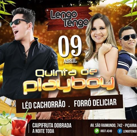 Léo Cachorrão e Forró Deliciar - Quinta de Playboy