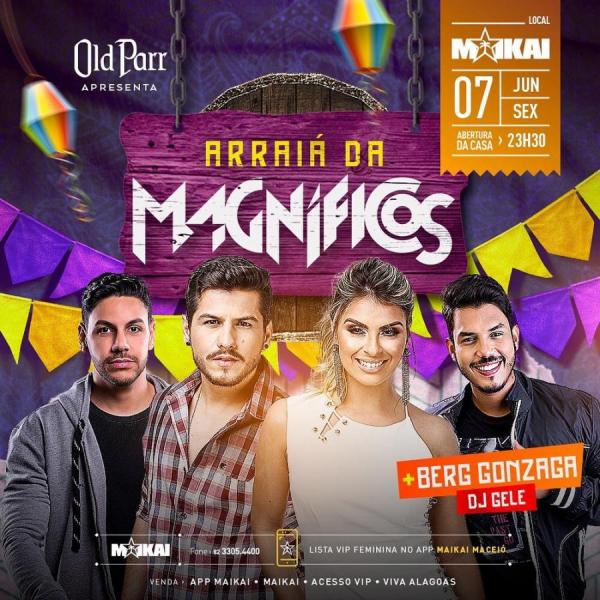 Magníficos, Berg Gonzaga e Dj Gele - Arraiá da Magníficos