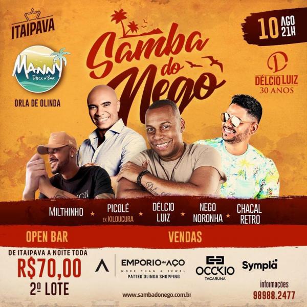 Milthinho, Picolé, Délcio Luiz, Nego Noronha e Chacal Retro - Samba do Nego