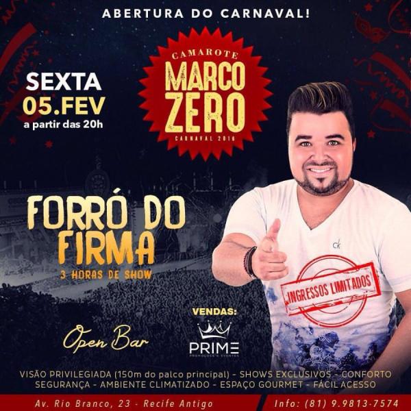 Forró da Firma - Camarote Marco Zero