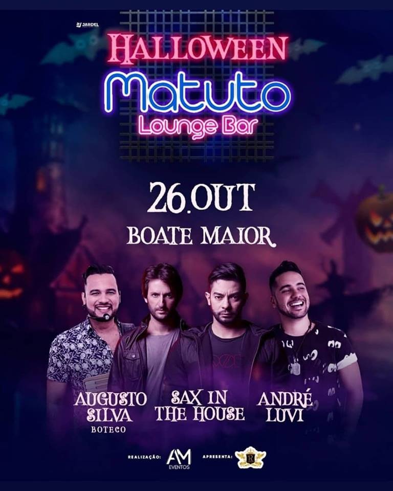 Augusto Silva, Sax in the House e André Luvi - Halloween