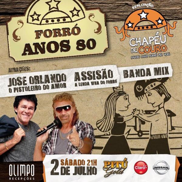 José Orlando, Assisão e Banda Mix - Forró Anos 80