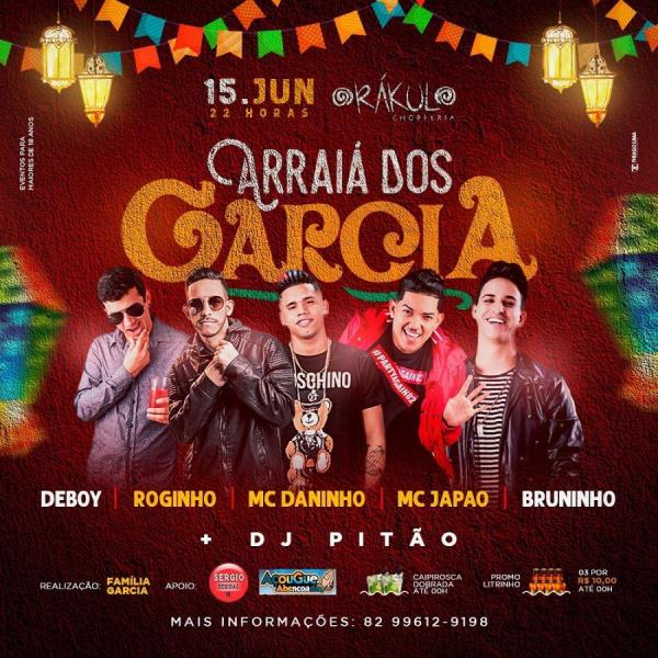 Deboy, Roginho, Mc Daninho, Mc Japão e Bruninho - Arraiá dos Garcia