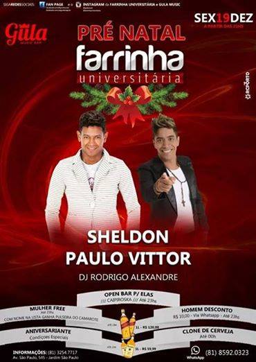 Sheldon e Paulo Vittor - Pré Natal Farrinha Universitária