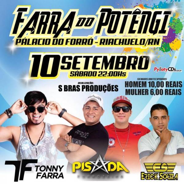 Tonny Farra, Pisada Forrozeira e Erick Souza - Farra do Potêngi