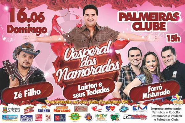 Zé Filho, Lairton e seus teclados e Forró Misturado - Vesperal dos Namorados