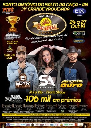 Edyr Vaqueiro, Solange Almeida e Arreia de Ouro