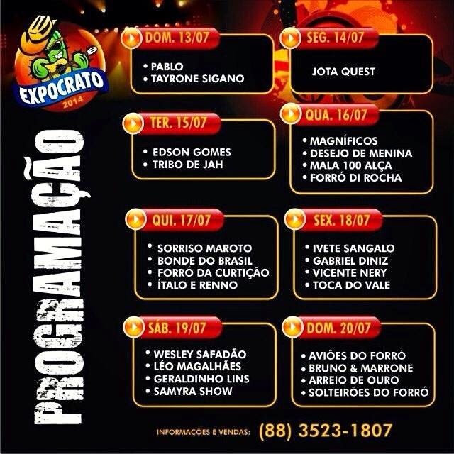 Garota Safada, Léo Magalhães, Geraldinho Lins e Samyra Show - Expocrato