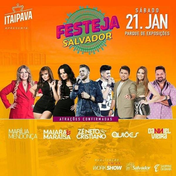 Marília Mendonça, Maiara & Maraisa, Zé Neto & Cristiano, Aviões do Forró e Danniel Vieira - Festeja Salvador