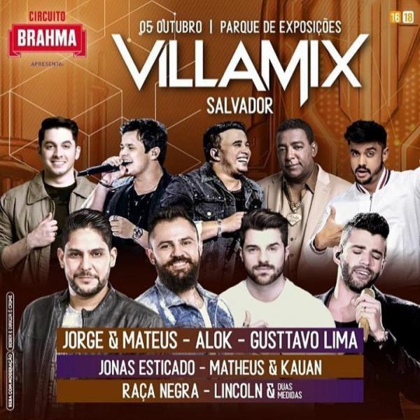 Jonas Esticado, Alok, Matheus e Kauan, Gusttavo Lima, Jorge e Mateus e Raça Negra  - Festival VillaMix