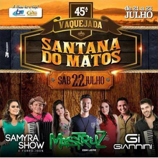 Mastruz com Leite, Samyra Show e Giannini Alencar