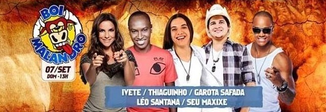 Ivete, Thiaguinho, Garota Safada, Léo Santana e Seu Maxixe - Boi Malandro