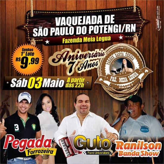 Pegada Forrozeira, Guto & Forró Universitário e Ranilson Banda Show