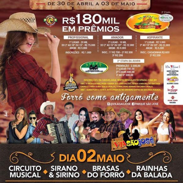 Circuito Musical, Sirano & Sirino, Brasas do Forró e Rainhas da Balada