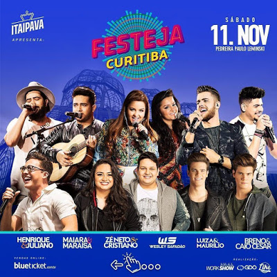 Henrique e Juliano, Maiara & Maraisa, Zé Neto & Cristiano, Wesley Safadão, Luíza & Maurílio e Breno & Caio Cesar - Festeja Curitiba