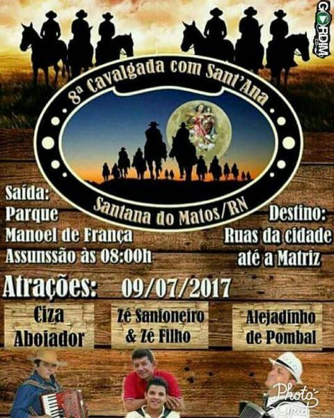 Ciza Aboiador, Zé Sanfoneiro & Zé Filho e Alejadinho de Pombal - 8ª Cavalgada com Sant´Ana